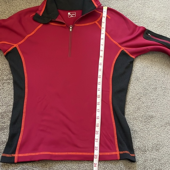 Title Nine 1/4 Zip Athletic Pullover Magenta Pink Long Sleeve Top Size S - Picture 5 of 10